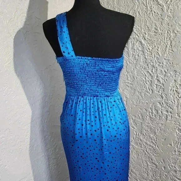 One shoulder COBALT SIZE small Cocktail dress by Heartloom - Picture 6 of 14
